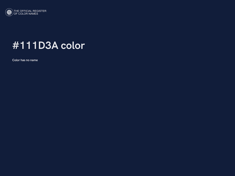 #111D3A color image