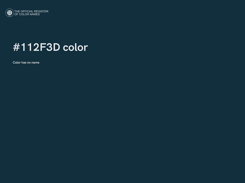 #112F3D color image