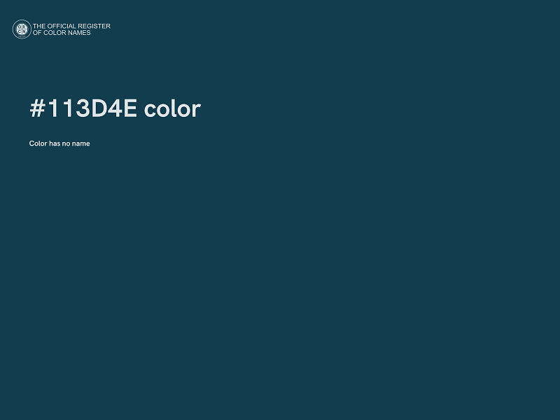 #113D4E color image