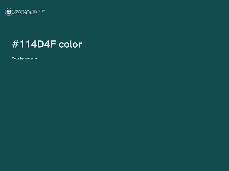 #114D4F color image