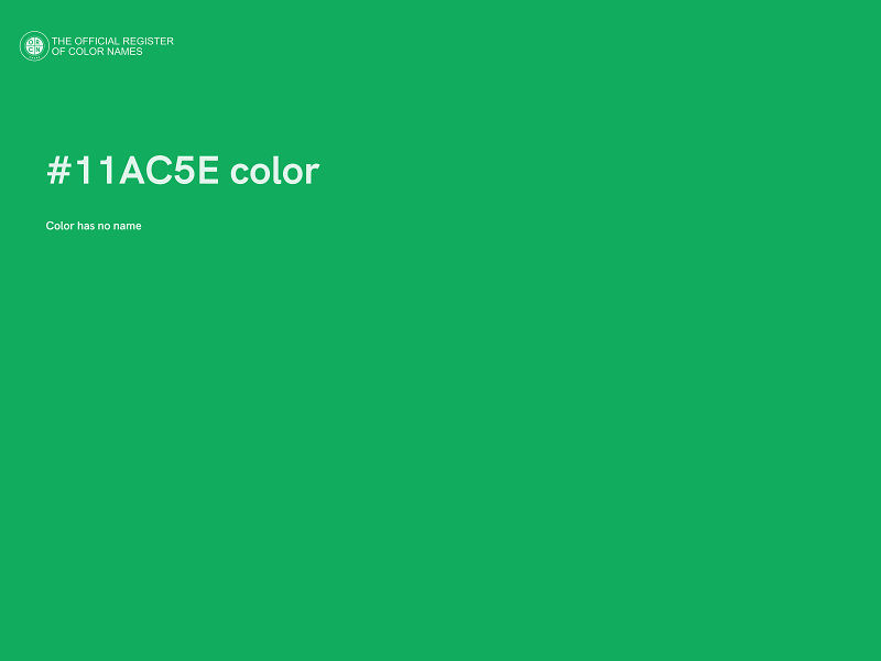 #11AC5E color image