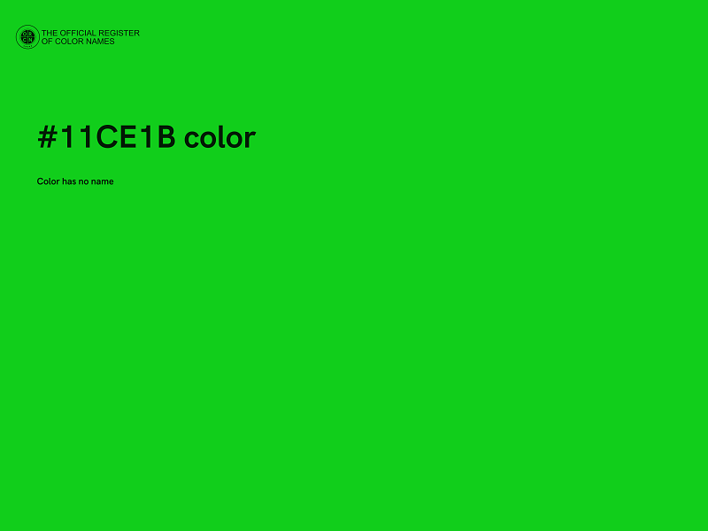 #11CE1B color image