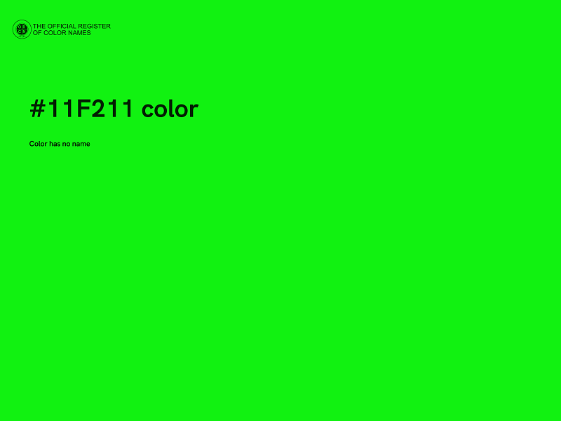 #11F211 color image