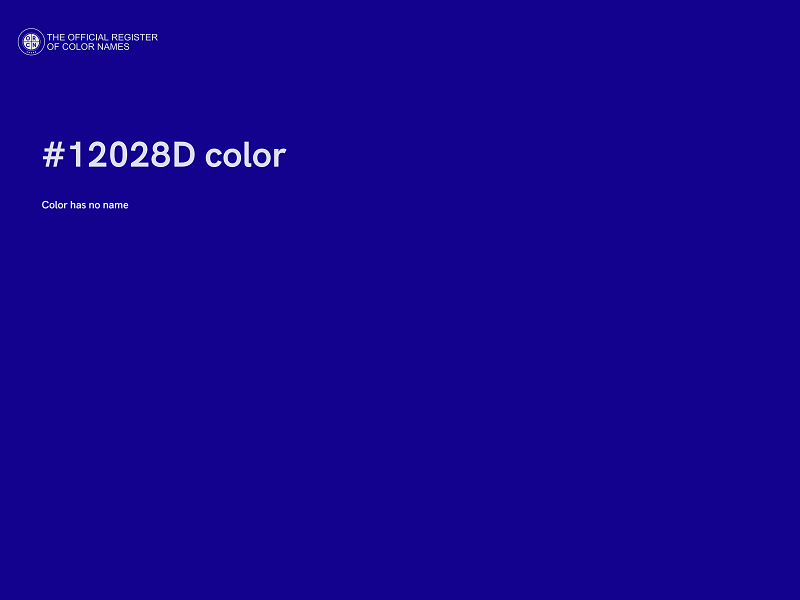 #12028D color image