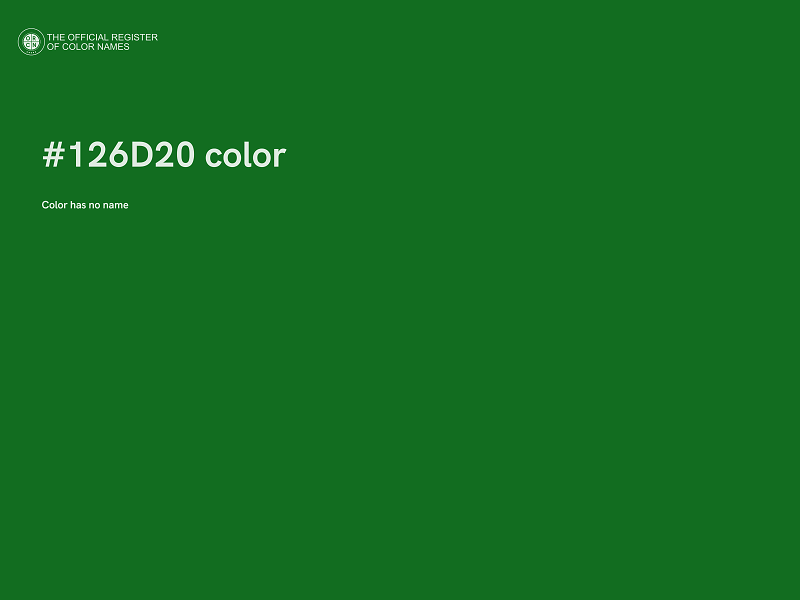 #126D20 color image