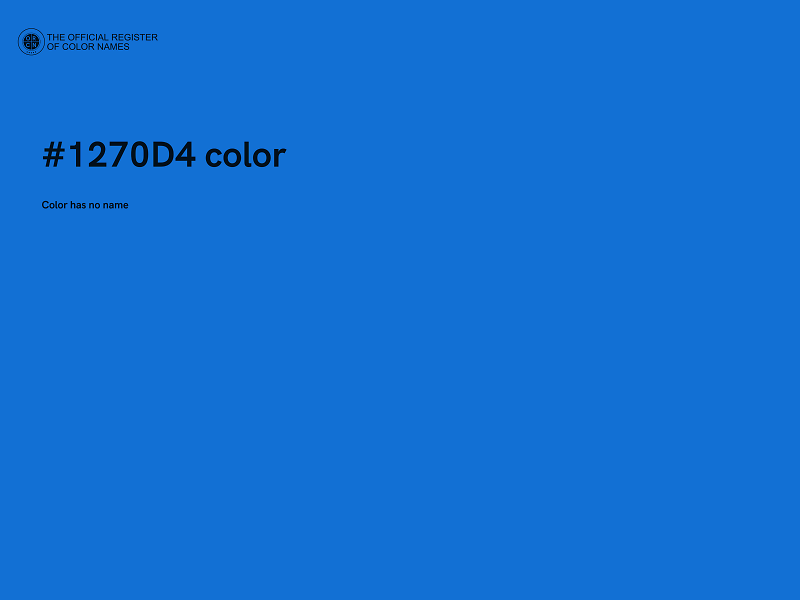 #1270D4 color image