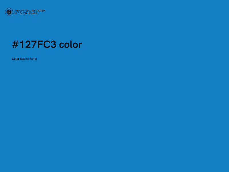 #127FC3 color image