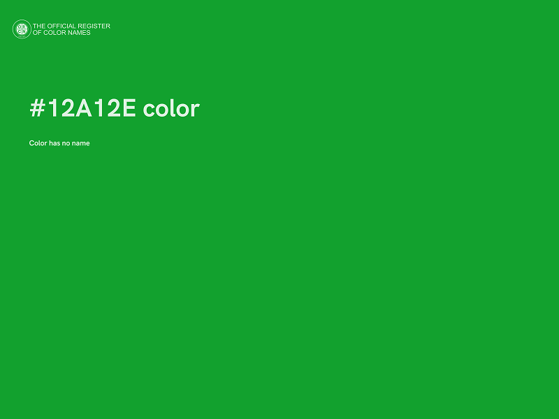 #12A12E color image