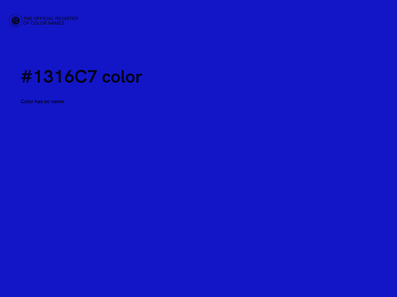 #1316C7 color image