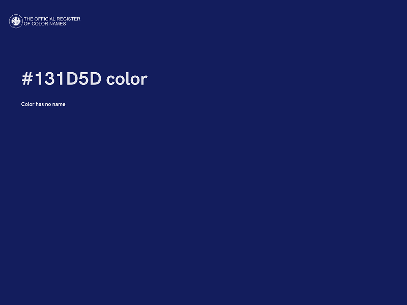 #131D5D color image