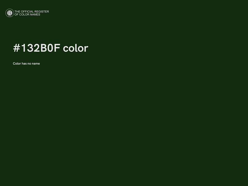 #132B0F color image