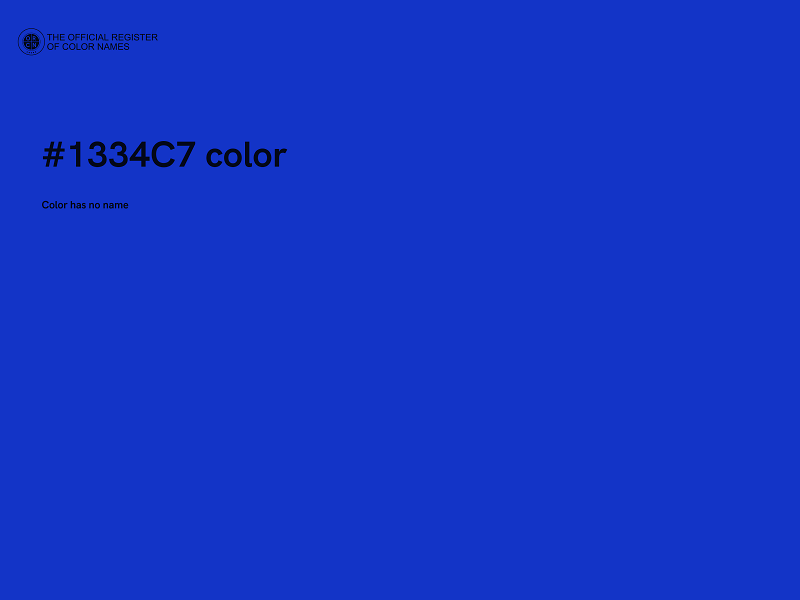 #1334C7 color image