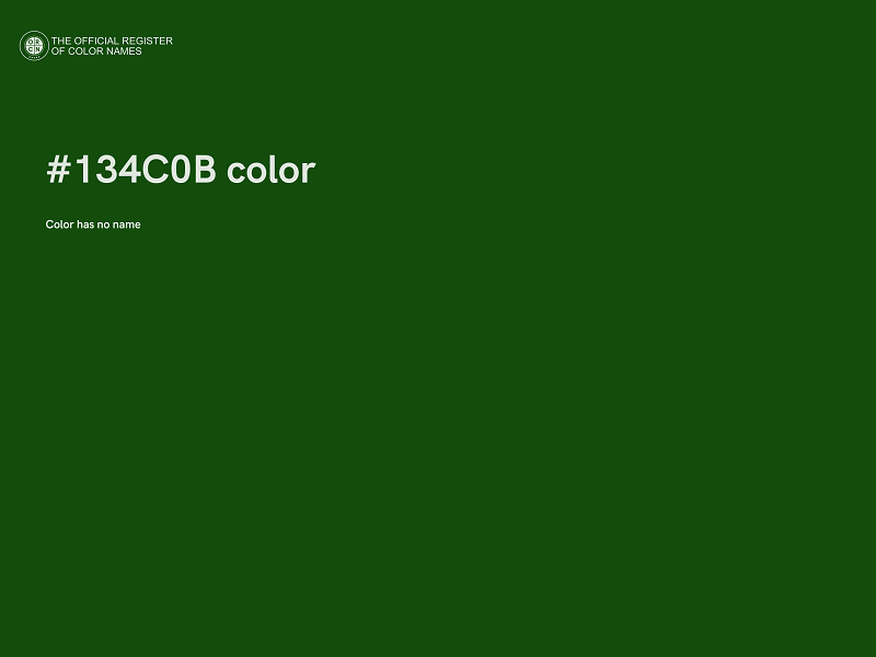 #134C0B color image