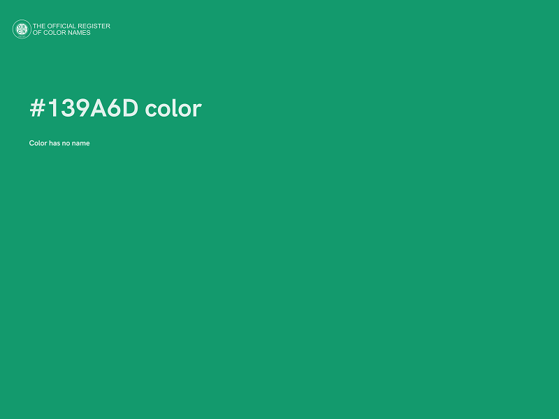 #139A6D color image