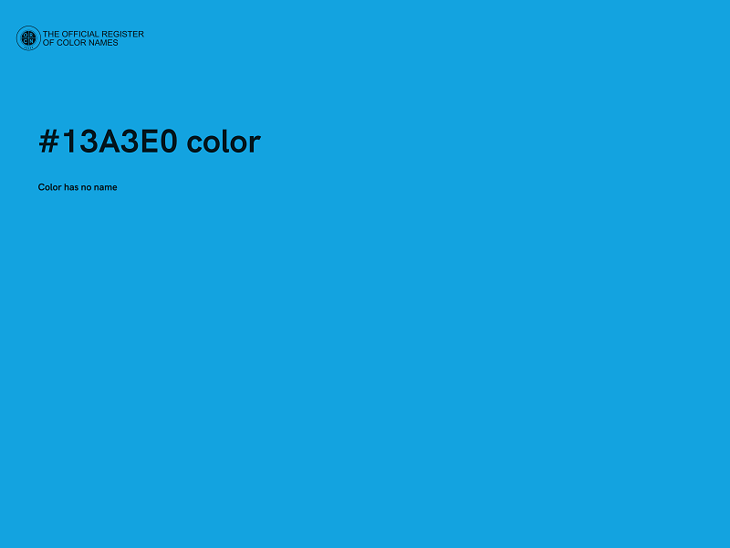 #13A3E0 color image