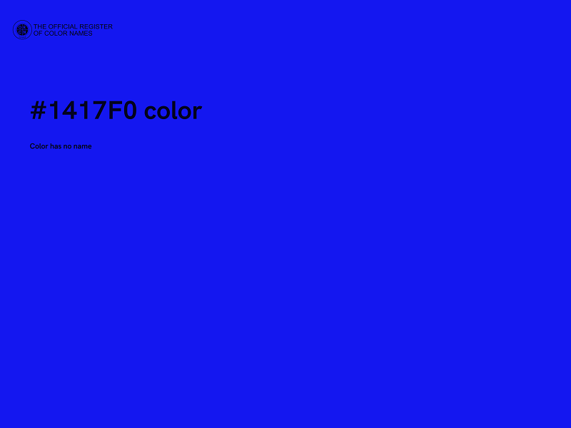 #1417F0 color image