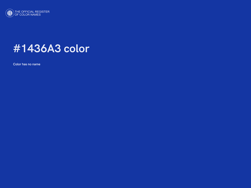 #1436A3 color image