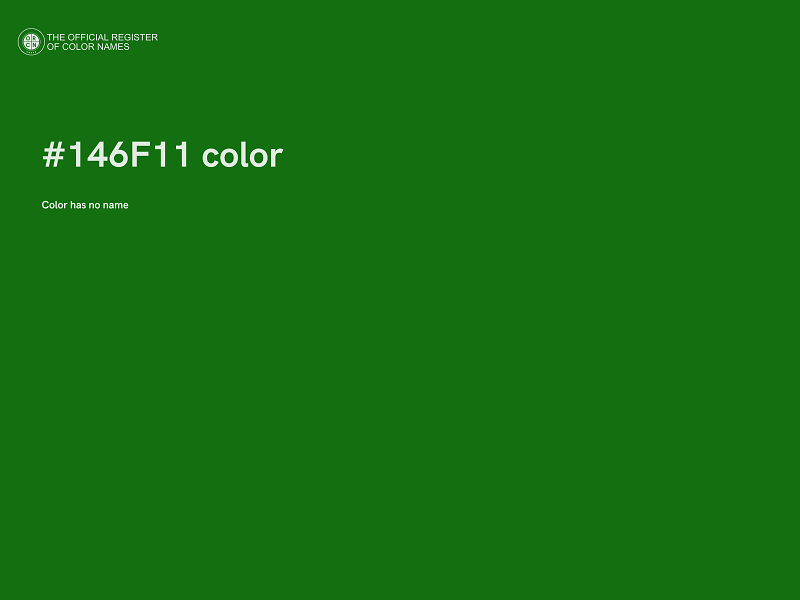 #146F11 color image