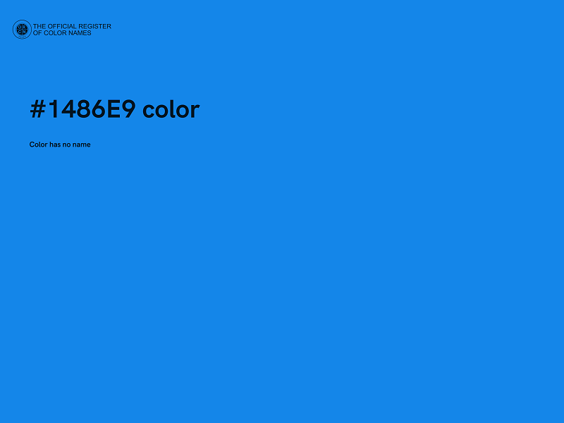 #1486E9 color image