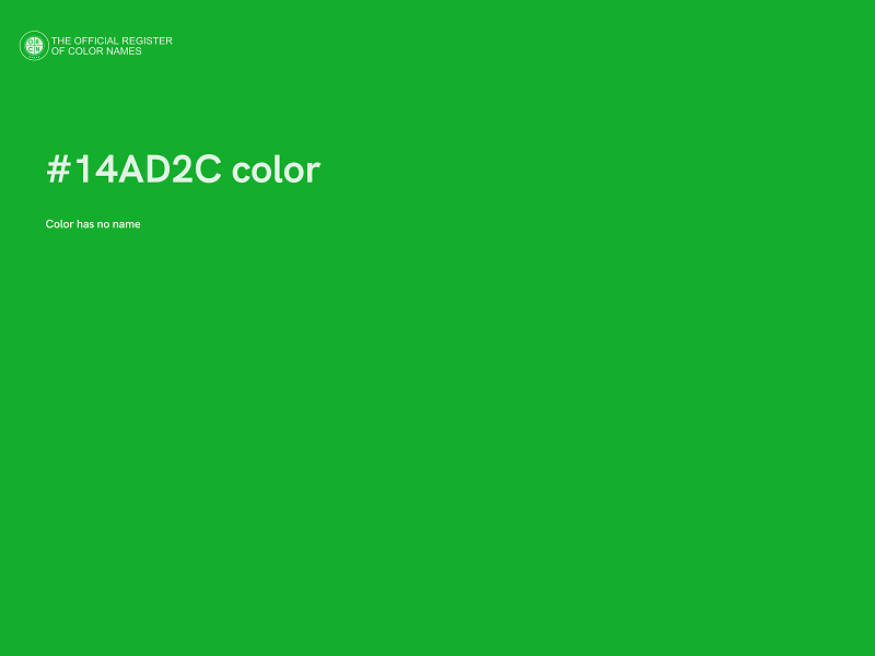 #14AD2C color image