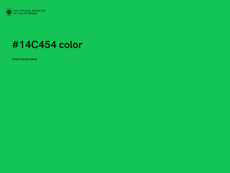 #14C454 color image