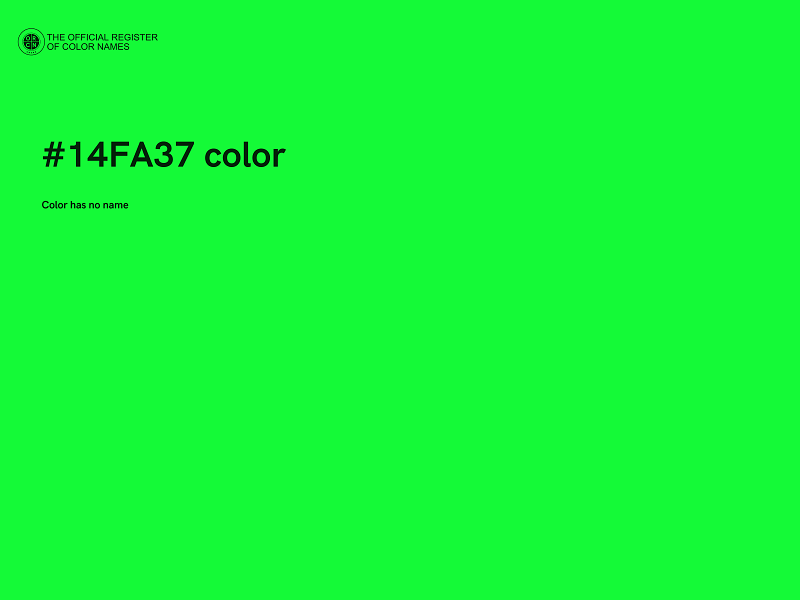 #14FA37 color image