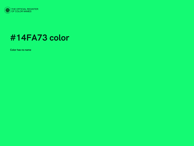 #14FA73 color image