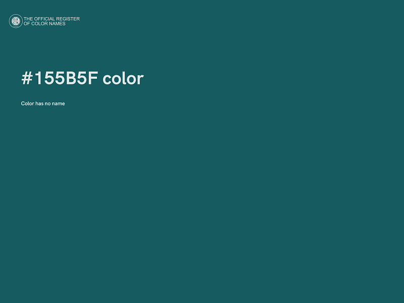 #155B5F color image