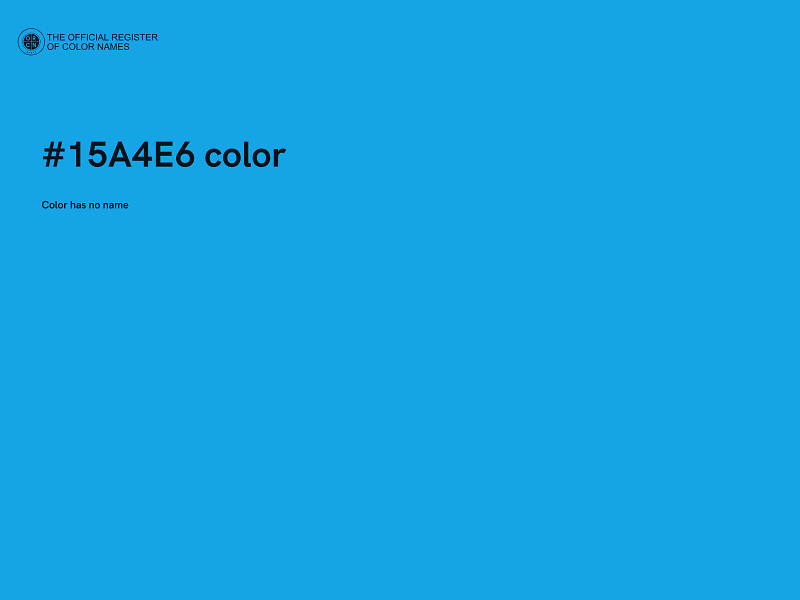 #15A4E6 color image