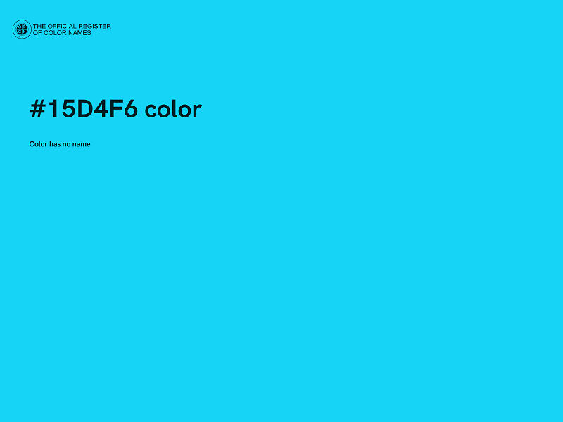 #15D4F6 color image