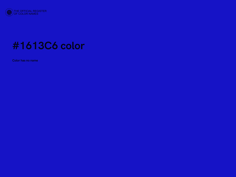 #1613C6 color image