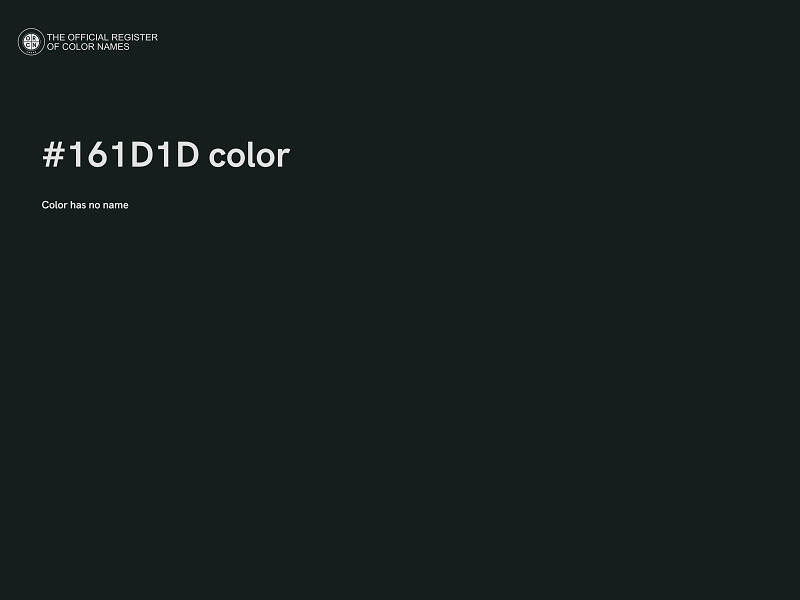 #161D1D color image