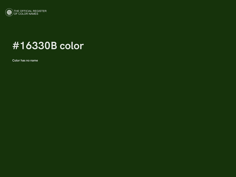 #16330B color image