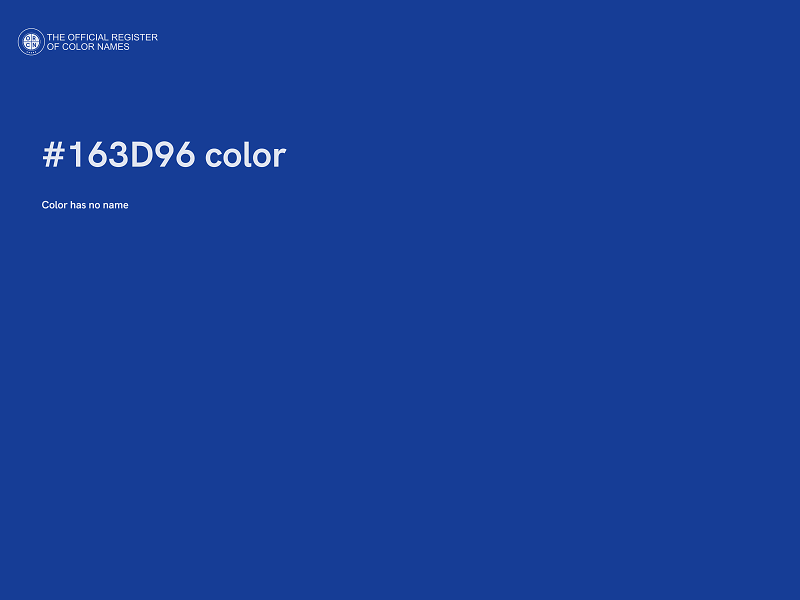 #163D96 color image