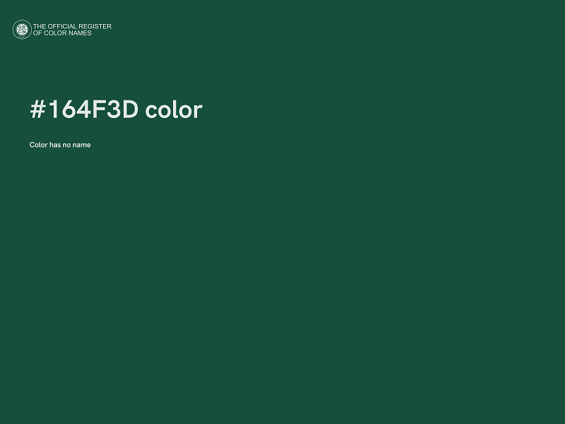 #164F3D color image