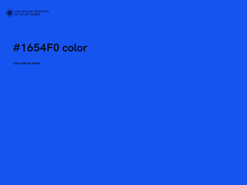 #1654F0 color image