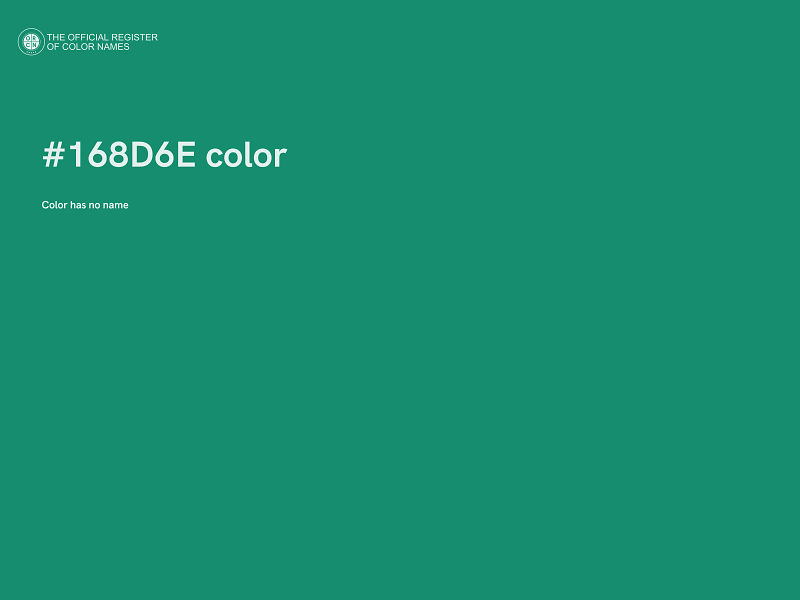 #168D6E color image