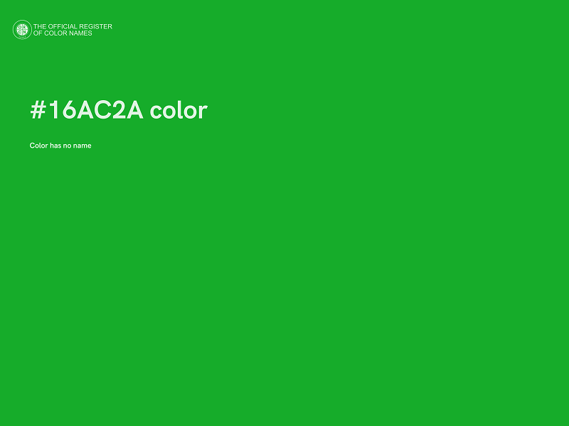 #16AC2A color image