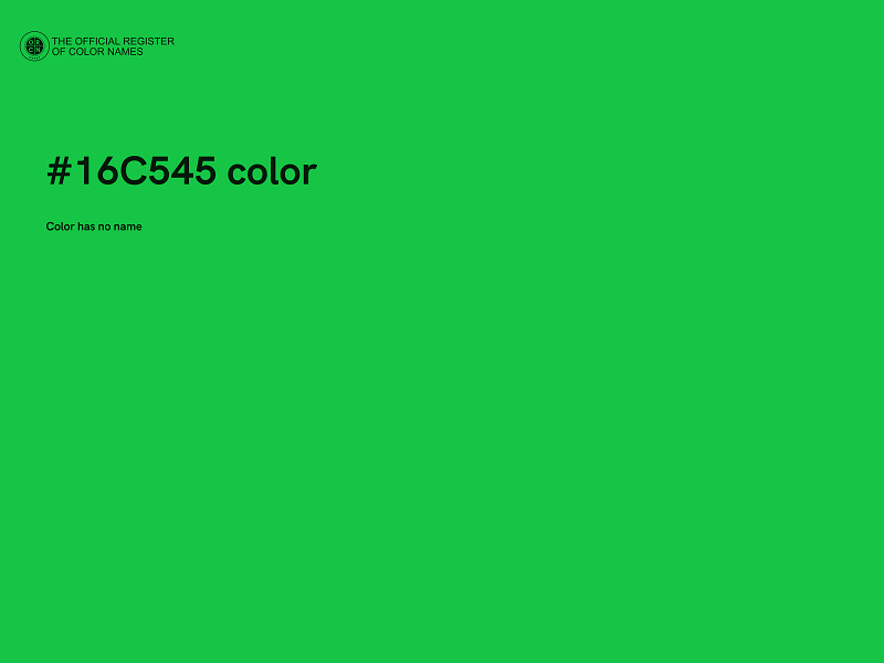 #16C545 color image