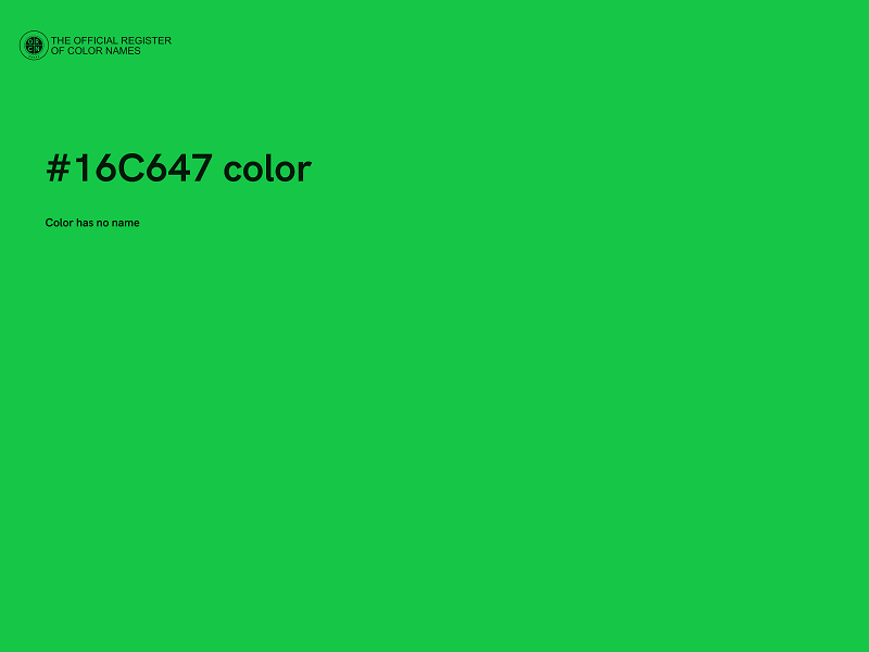 #16C647 color image