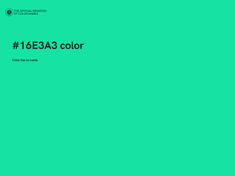 #16E3A3 color image