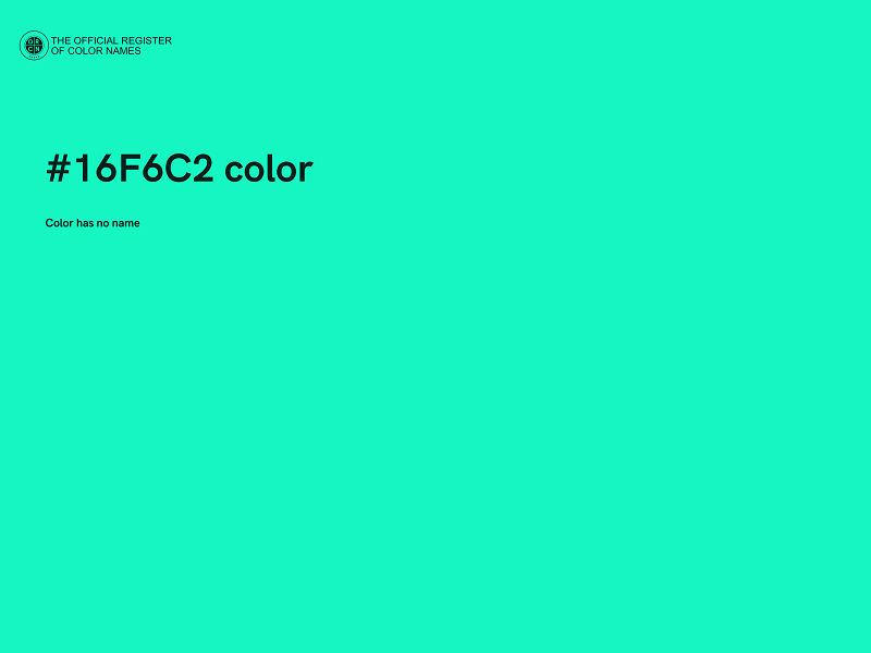 #16F6C2 color image