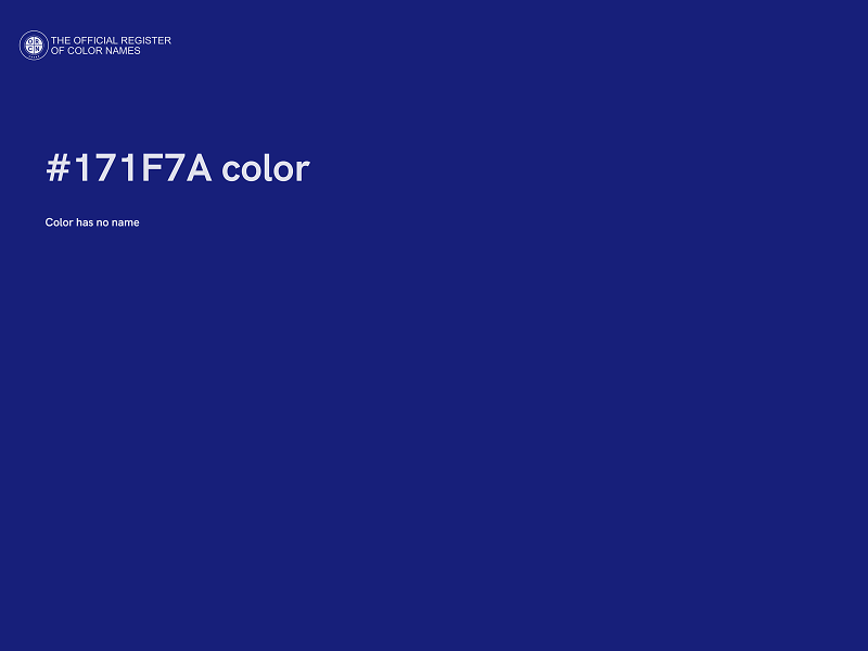 #171F7A color image