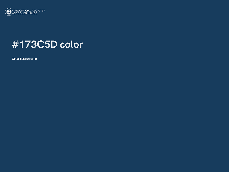 #173C5D color image