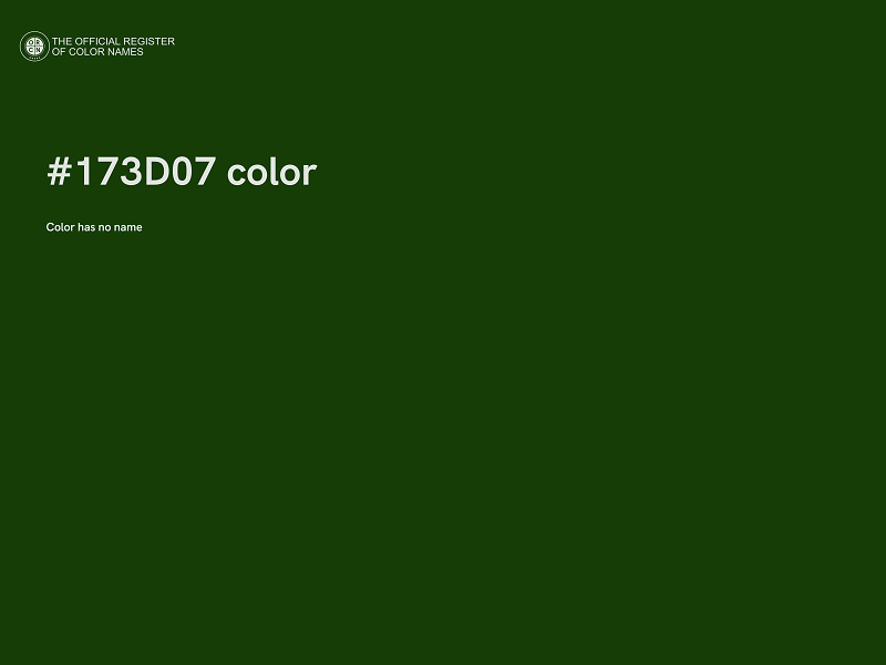 #173D07 color image