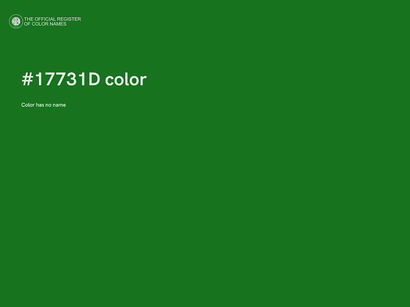 #17731D color image