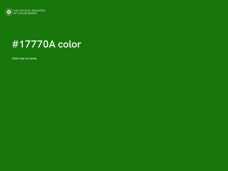 #17770A color image