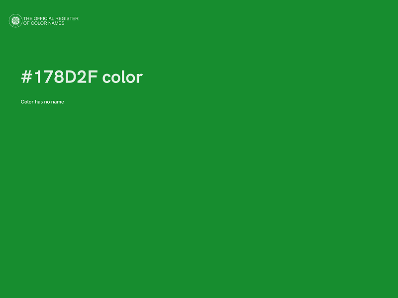 #178D2F color image