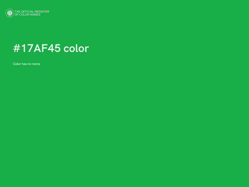 #17AF45 color image