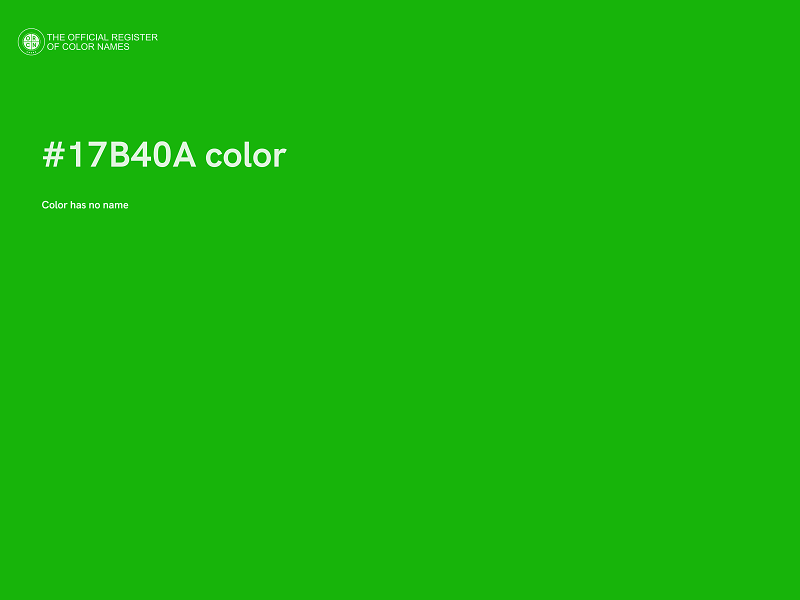 #17B40A color image